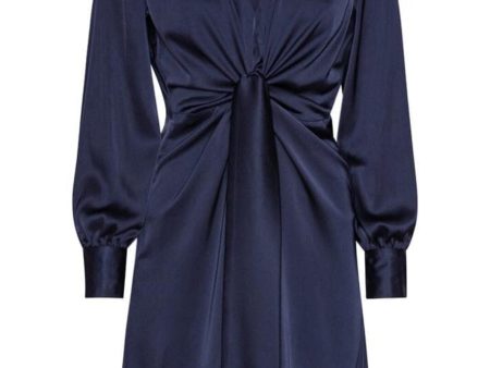 Forudbestilling - Karmamia - Blair Dress - Semi Rich Ink Blue For Cheap