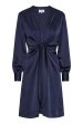 Forudbestilling - Karmamia - Blair Dress - Semi Rich Ink Blue For Cheap