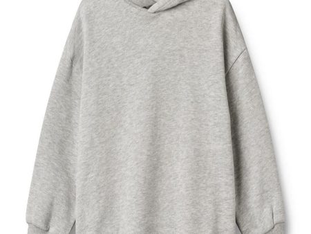 Wheat - Hoodie Bonno - 0105 Grey Melange For Cheap