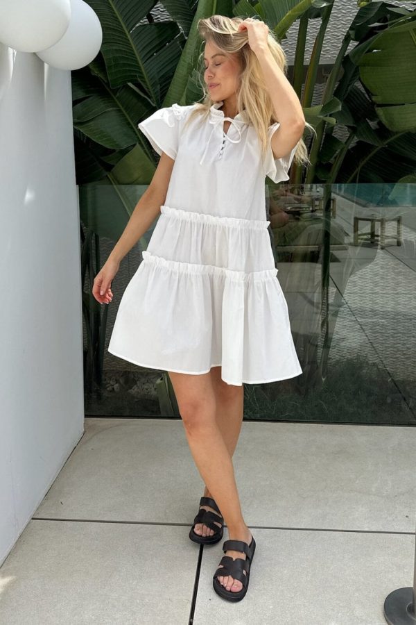 BYIC - Fridaic Dress - white White Online Hot Sale