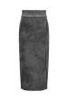 Only - Onlparis Faux Suede Skirt - 4568533 Phantom Sale