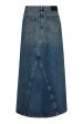 Co´couture - Darincc Long Slit Skirt 34148 - 552 Denim Blue Online now