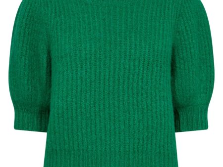 Co´couture - Coraliecc Bow Rib Knit 32135 - 34 Green For Cheap