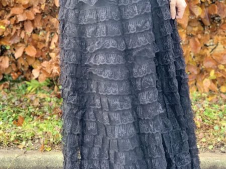 EMM Copenhagen - Tulle Lace Skirt - Black Discount