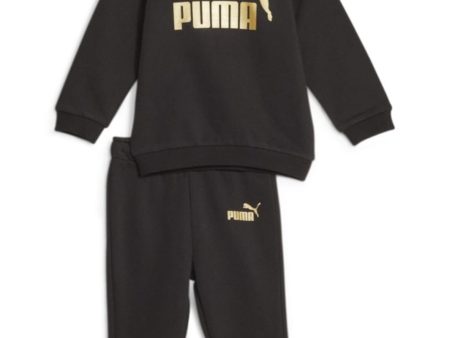 Puma - Minicats Ess+ Crew Jogger Fl - Black 1 Sale