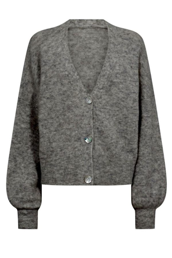 Gossia - Kalinago Cardigan - Dark Grey Online Sale