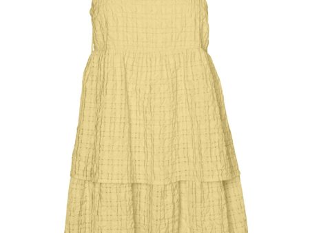 Vero Moda - Vmlove Singlet Short Dress Sb6 Cp - 4708386 Mellow Yellow Hot on Sale