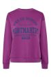 Pieces - Pcmaude Ls Sweat Pwp Mm - 4723771 Clover Bellwether Blue Online