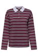 Only - Onllara L S Stripe Polo Ub Swt - 4822700 Cabernet Black+White Hot on Sale