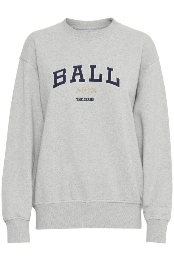 Ball - Baltaylor Sweatshirt - 204054 Medium Grey Melange Online Hot Sale