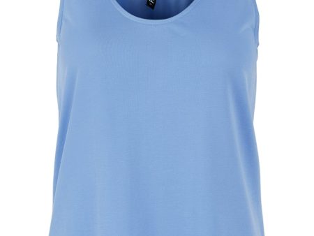 Pieces - Pckamala Tank Top - Vista Blue Online