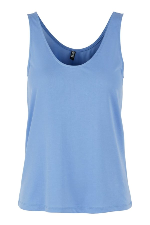 Pieces - Pckamala Tank Top - Vista Blue Online