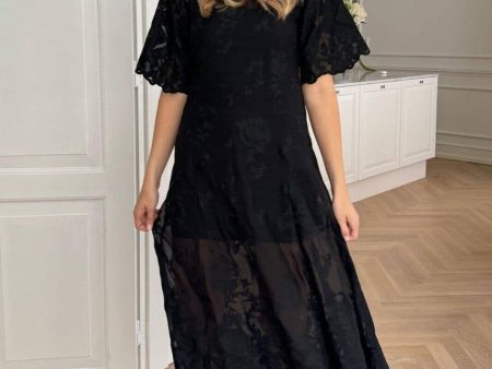 BYIC - Ellinoric Lace Long Dress - vb Vintage Black For Cheap