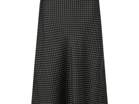 Neo Noir - Lola Dot Long Skirt - Black Supply