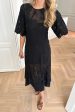 BYIC - Ellinoric Lace Long Dress - vb Vintage Black For Cheap