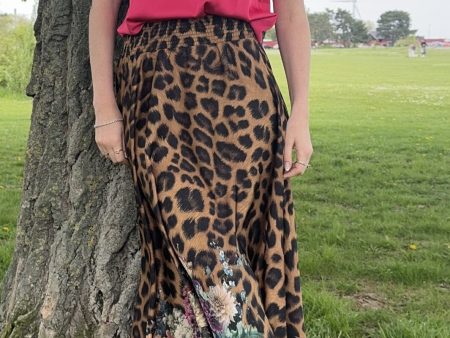 Karmamia - Savannah Skirt - Flower Leopard Discount