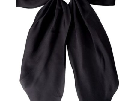 Black Colour - Bcrenee Satin Bow Barette - Black For Cheap