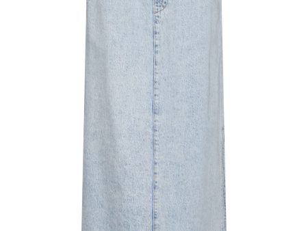 Vero Moda - Vmhamson Mr Ela Long Slit Skirt - 4630230 Light Blue Denim Online