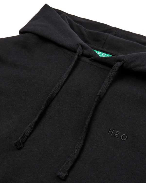 H2O - Happy Organic Sweat Hoodie - 3500 Black Sale