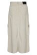 Co´couture - Cobaincc Corduroy Slit Skirt 34159 - 11 Off White For Discount