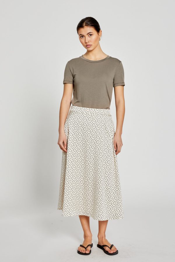 Bruuns Bazaar - AcaciaBBAmattas skirt - Cream black dot print Sale