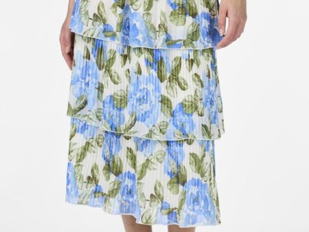 Y.A.S - Yastensia Long Skirt - 4604061 Birch Flowey Print Hot on Sale