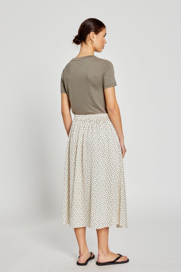 Bruuns Bazaar - AcaciaBBAmattas skirt - Cream black dot print Sale