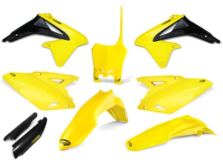 Cycra 08-17 Suzuki RMZ 250-450 Powerflow Body Kit - Yellow For Discount