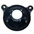 S&S Cycle 1993+ Stock CV Carburetor Air Cleaner Backplate - Black For Discount