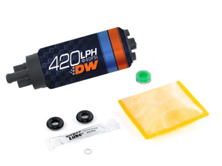 Deatschwerks DW420 Series 420lph In-Tank Fuel Pump w  Install Kit For Eclipse (Turbo AWD) 95-98 Online now