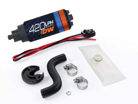 Deatschwerks DW420 Series 420lph In-Tank Fuel Pump w  Install Kit For 85-97 Ford Mustang Sale