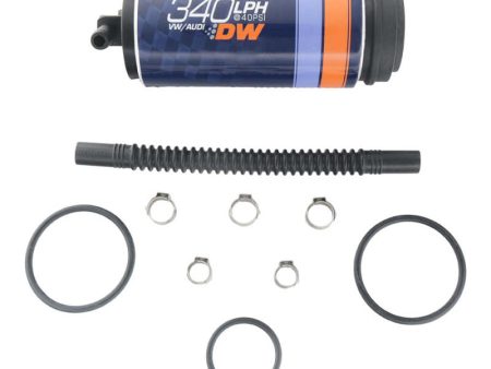 Deatschwerks DW340V Series 340lph In-Tank Fuel Pump w  Install Kit For VW and Audi 1.8T FWD Online now