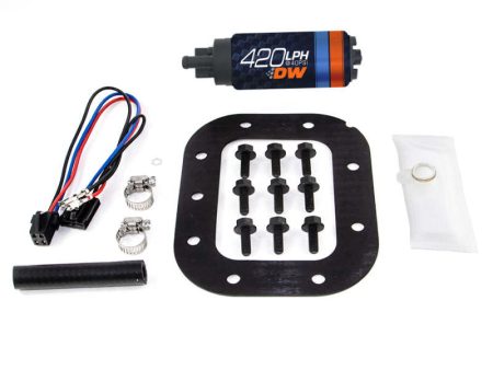 Deatschwerks DW420 Series 420lph In-Tank Fuel Pump w  Install Kit For Corvette 90-96 5.7L Hot on Sale