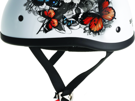 Skid Lids White Rose Original Helmet- Medium Online now