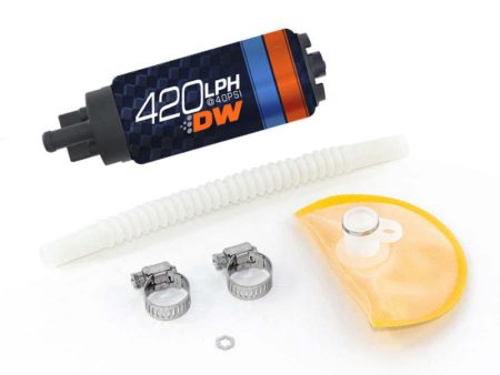 Deatschwerks DW420 Series 420lph In-Tank Fuel Pump w  Install Kit For Mazda RX-8 04-08 For Discount