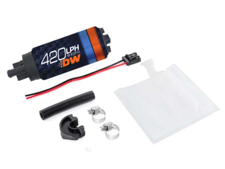 Deatschwerks DW420 Series 420lph In-Tank Fuel Pump w  Install Kit For Forester 97-07 Impreza Hot on Sale