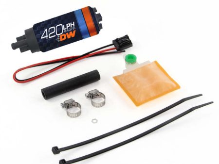 Deatschwerks DW420 Series 420lph In-Tank Fuel Pump w  Install Kit For Eclipse (All FWD) 90-94 For Cheap